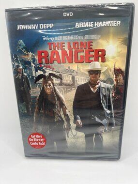 The Lone Ranger DVD Disney Johhny Depp New Factory Sealed Great Gift